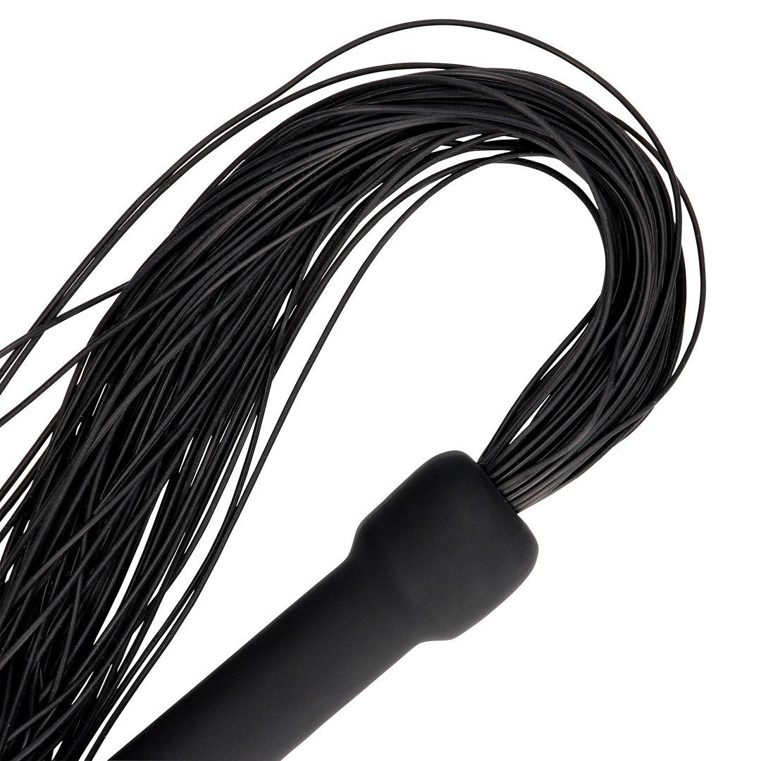 Peitsche aus Silikon Schwarz