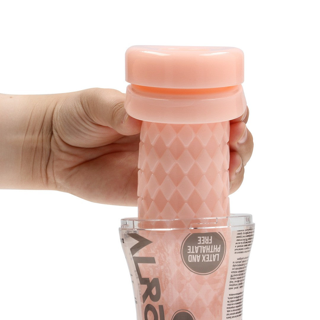 Masturbator Easy Rider strukturiert Hautfarbe 15,5 x Ø 7,7 cm