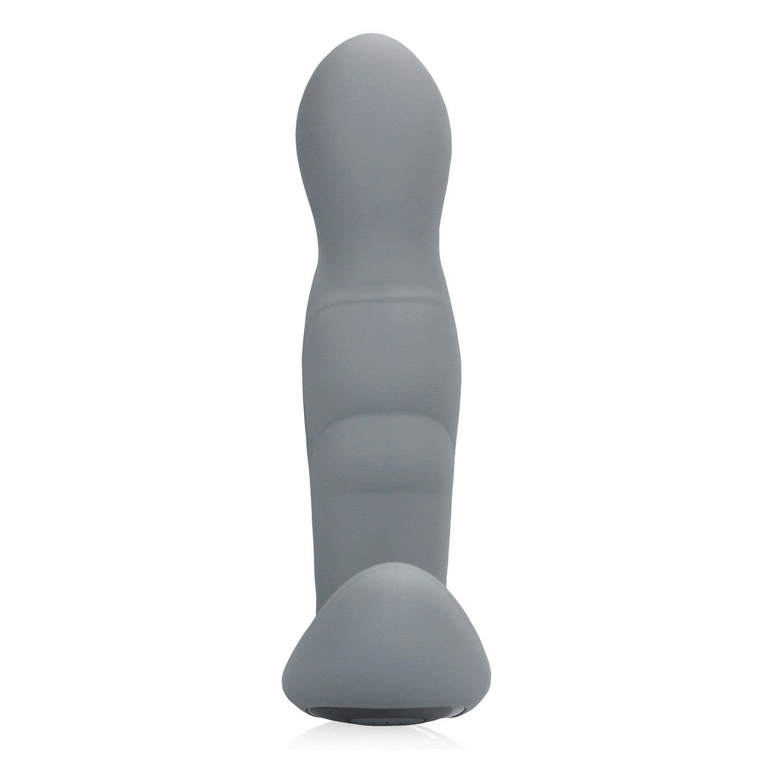 Prostata-Vibrator rotierend mit Fernbedienung Grau