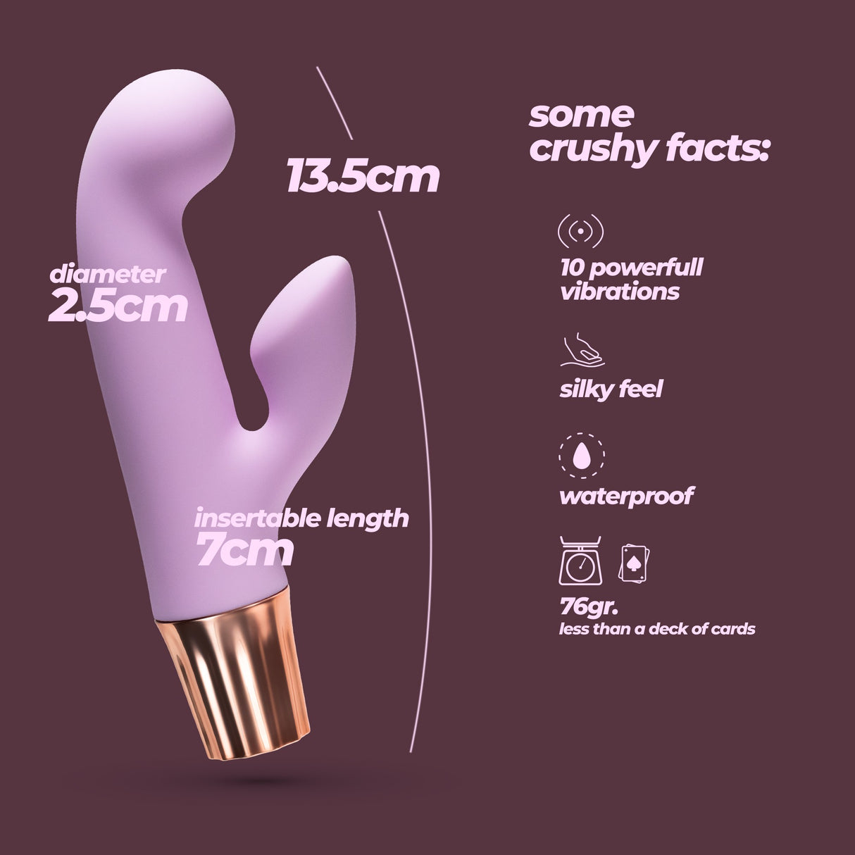 Minivibrator Mellow Cony Gold Modell 2