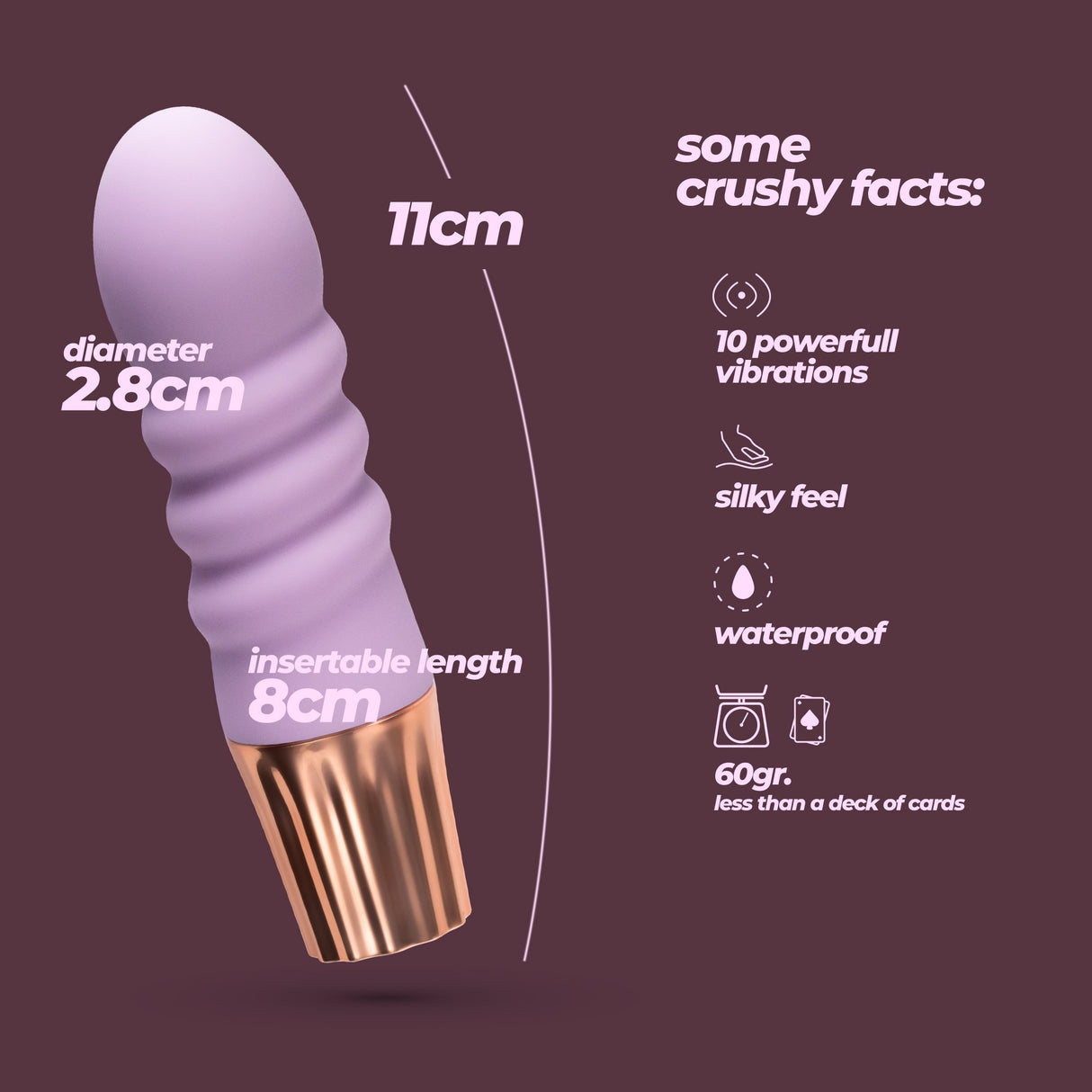 Minivibrator Mellow Bubbles Gold Modell 2