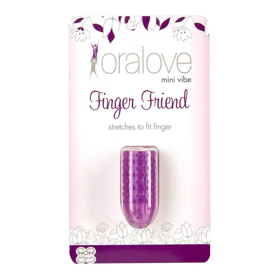 Finger-Stimulator Oralove Violett 4,3 x Ø 2,3 cm