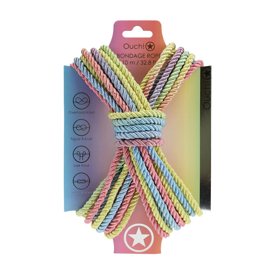 Bondage-Seil aus Polyester Bunt 10 m