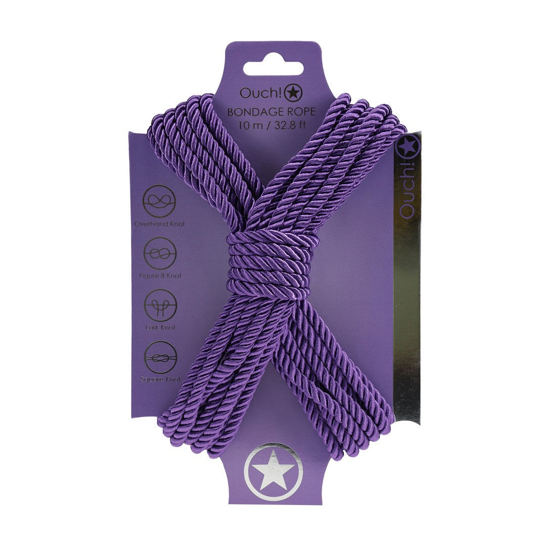 Bondage-Seil aus Polyester Lila 10 m