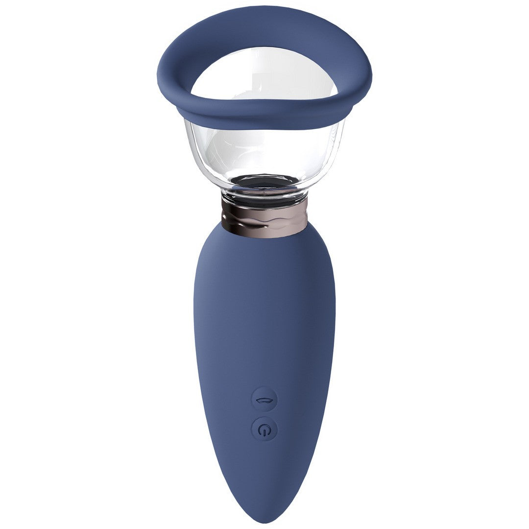 Vulva- und Brustpumpe Arousing mit Akku Blau