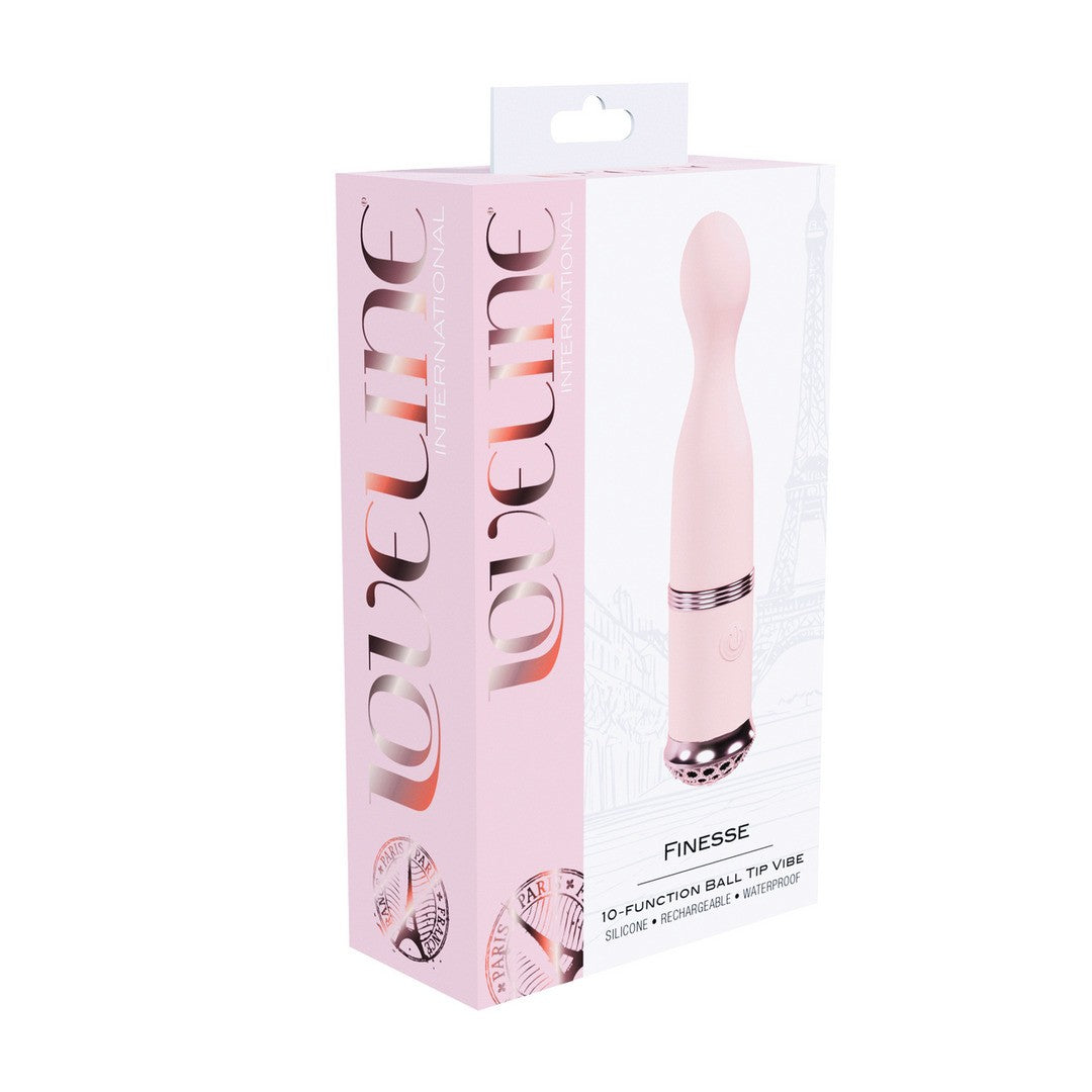 Vibrator Finesse mit Kugelspitze Rosa