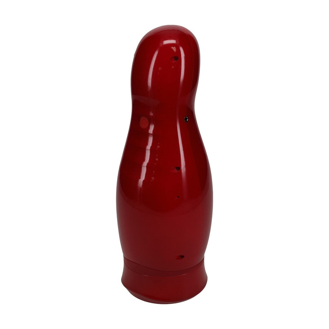 Masturbator-Pumpe Virtuo mit Saugfunktion, Vibration und Handyhalterung Rot