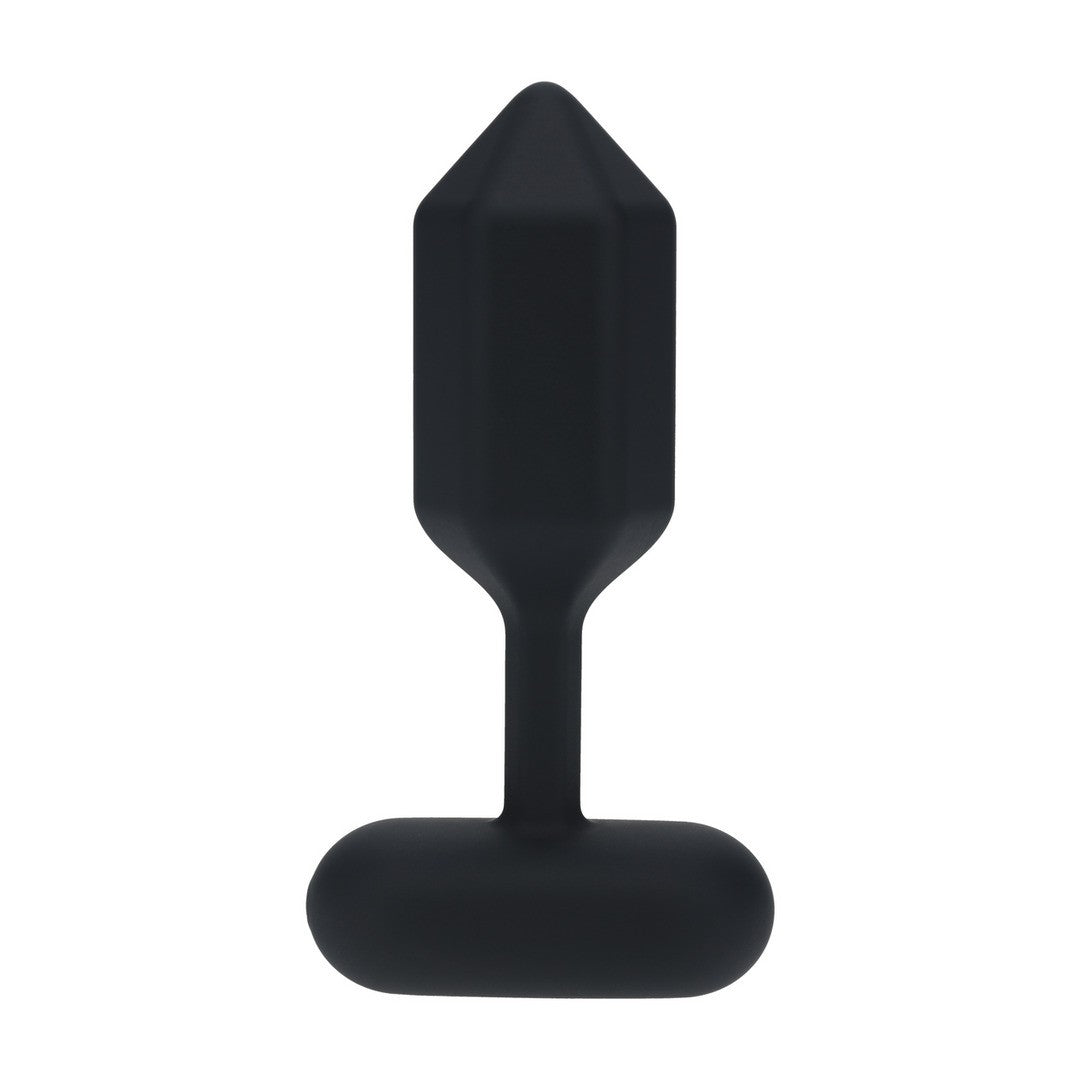 Analvibrator Hexagon aus Silikon Schwarz S