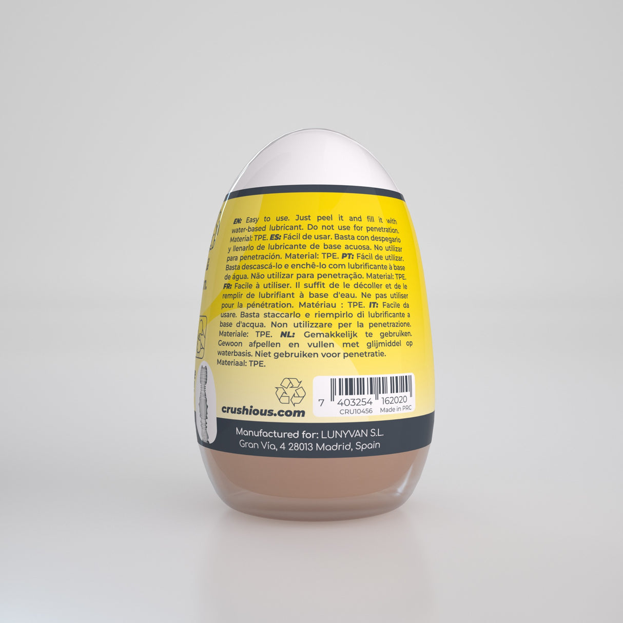 Masturbator-Ei Ezy Egg Anal
