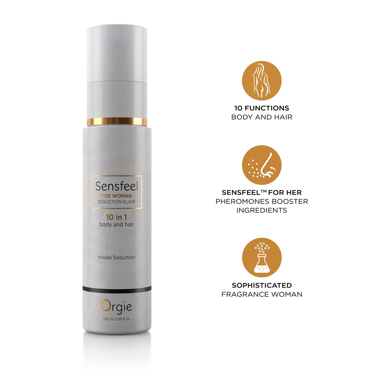 Intimkosmetik Sensfeel 10-in-1 Lotion mit Pheromonen für Sie 100 ml
