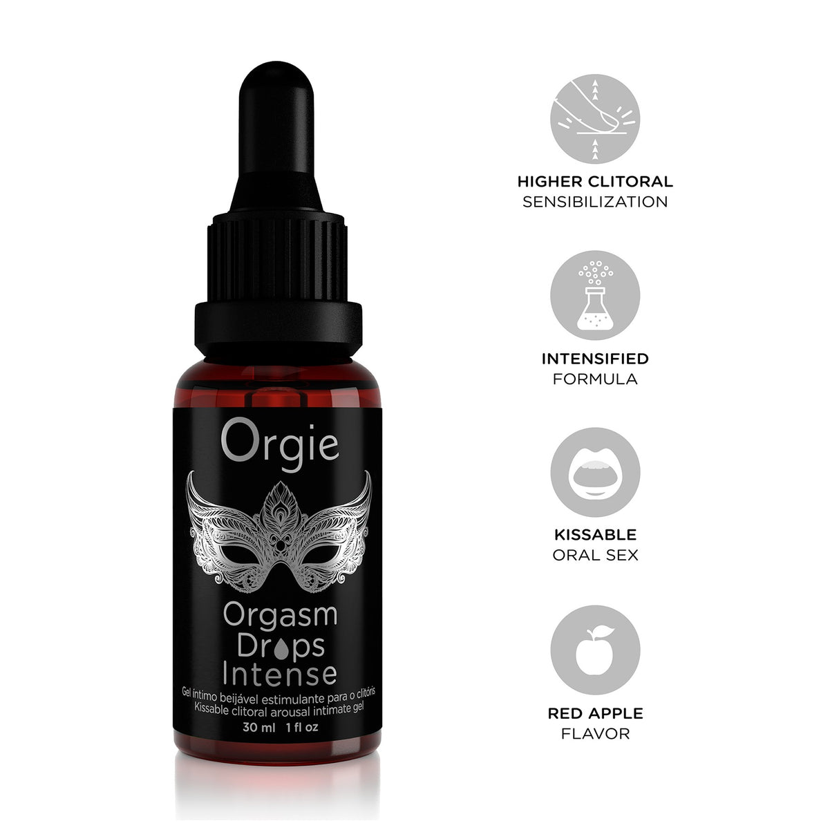 Stimulationsgel Orgasm Drops Intense 30 ml