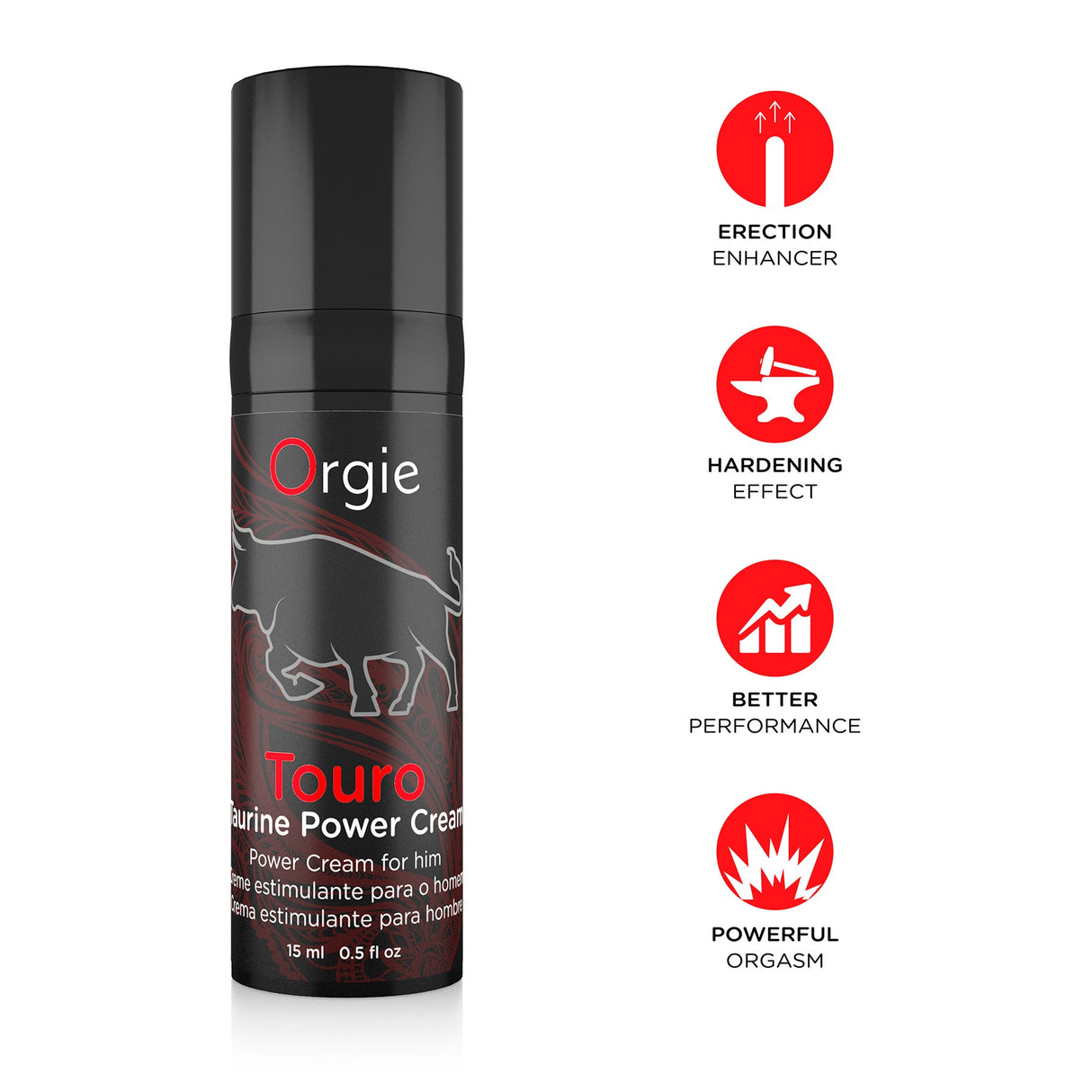 Stimulationscreme für ihn Touro 15 ml