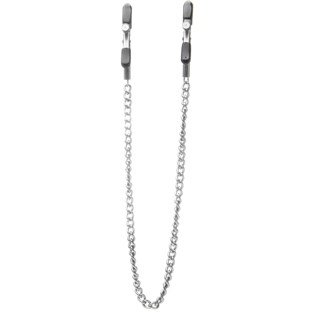 Nippelklemmen verstellbar Silber