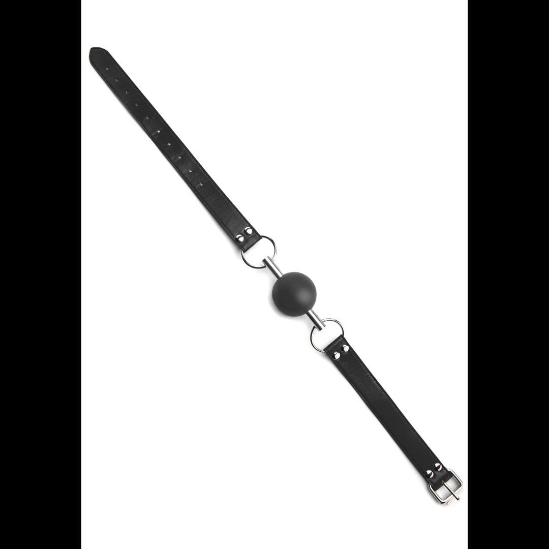 Ball-Knebel massiv Schwarz