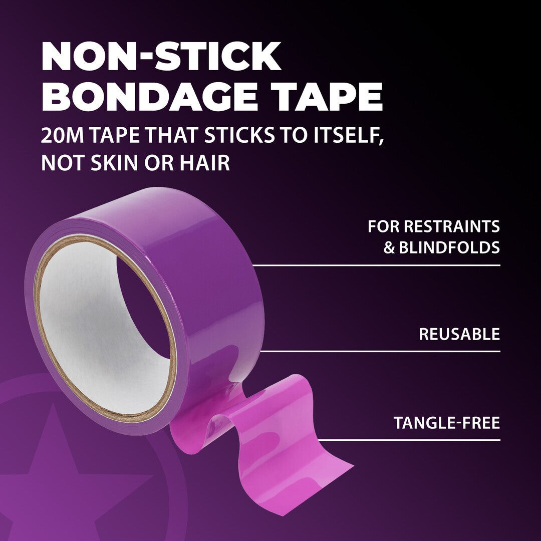 Bondage-Tape aus PVC Lila 20 m