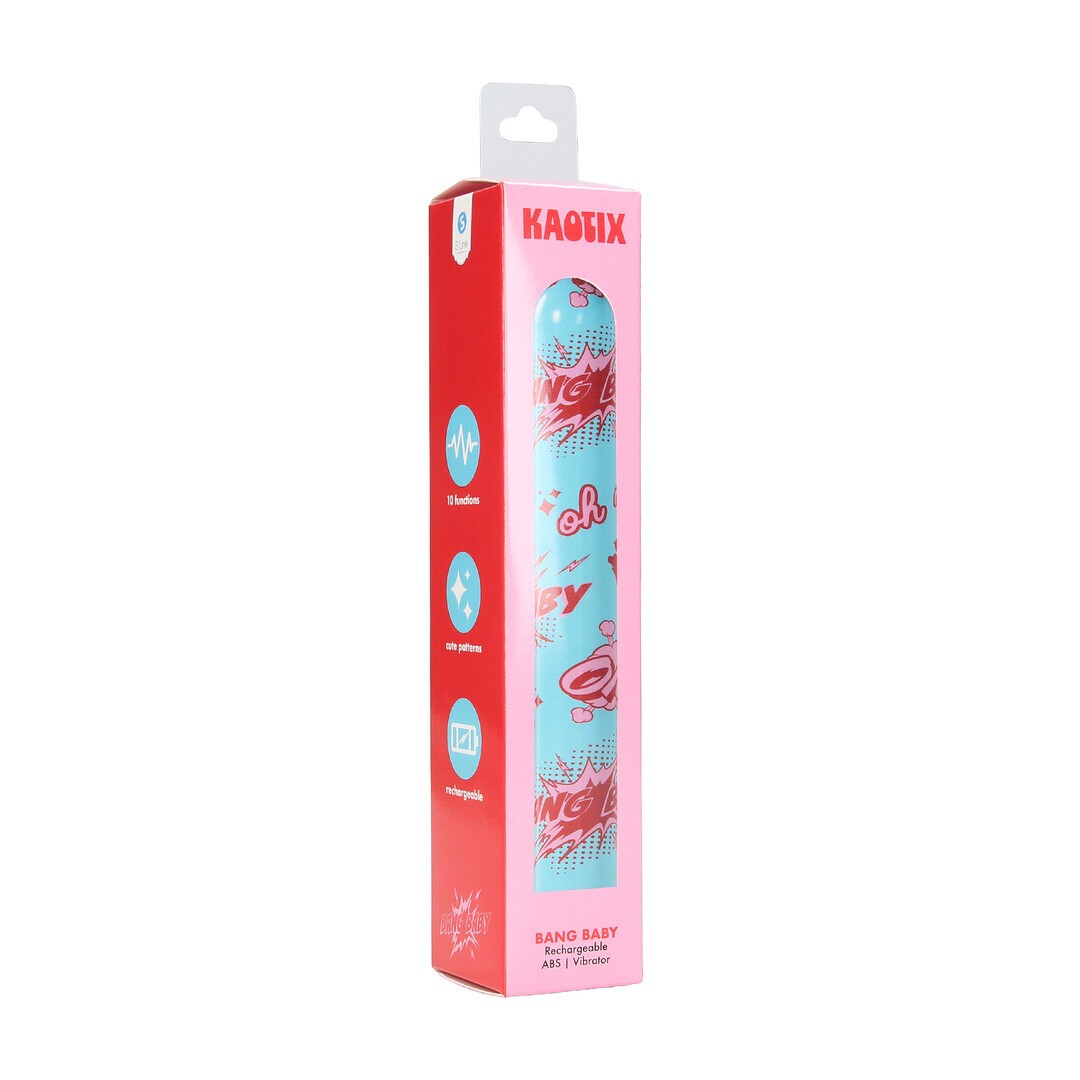 Vibrator Kaotix Bang Baby mit Akku Blau