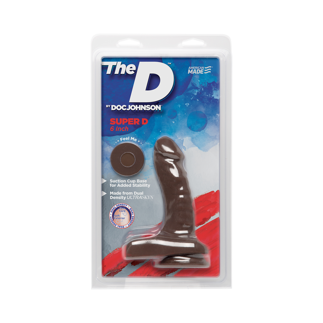 Dildo Super D Braun 13,5 x Ø 4,1 cm