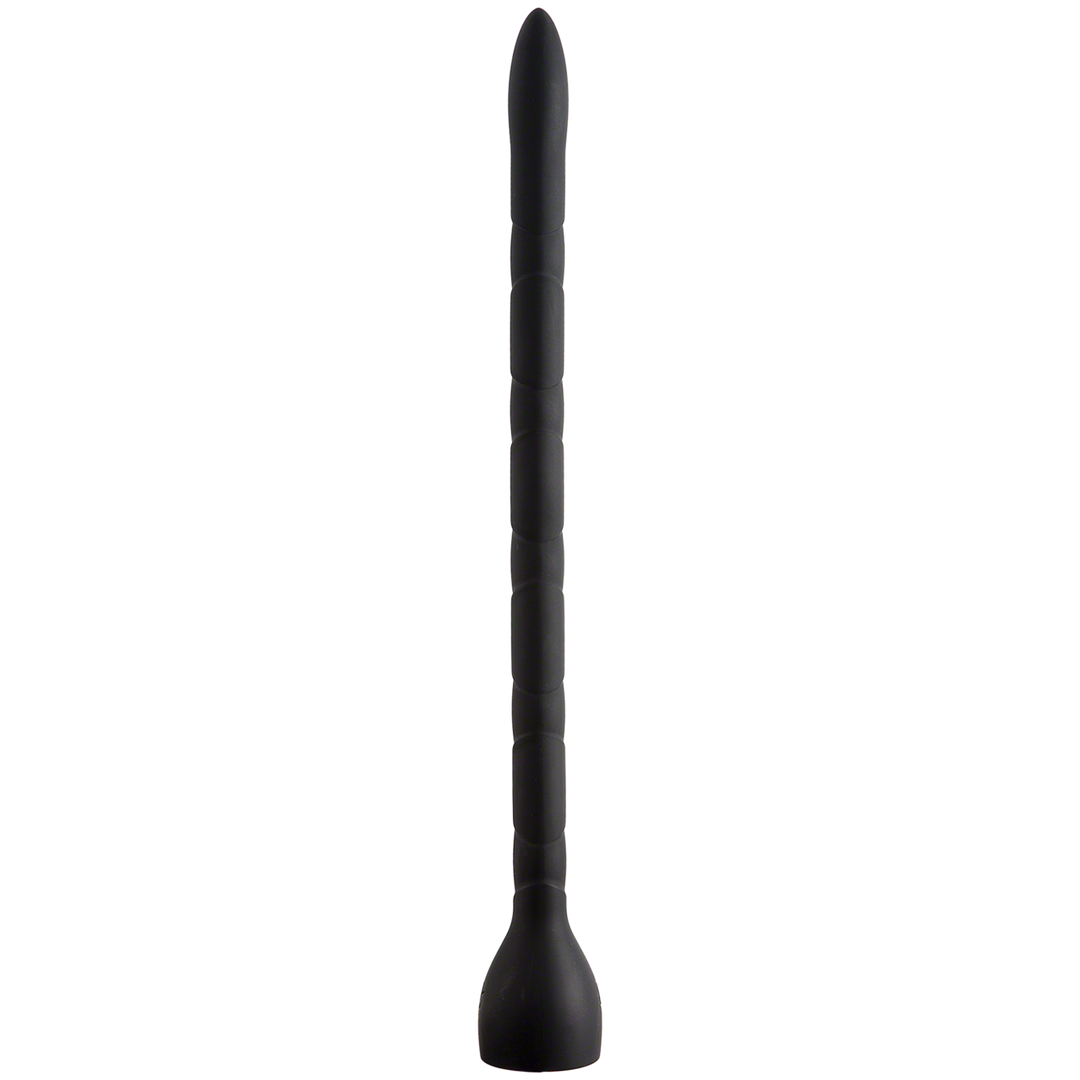 Dildo In Deep Silikon Schwarz 43,2 x Ø 2,5 cm
