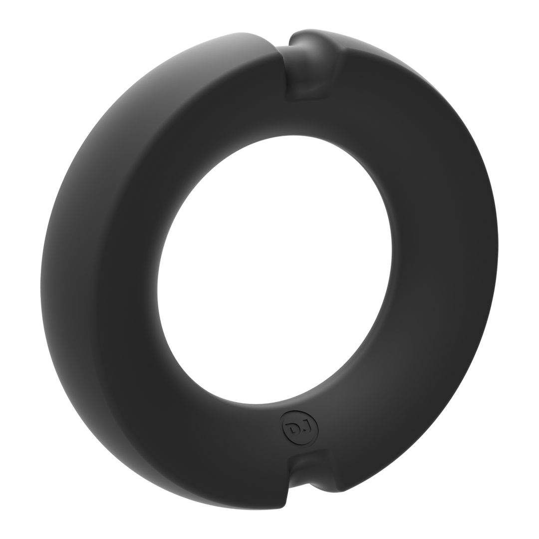 Penisring Paradox Silikon-Metall Schwarz 35 mm