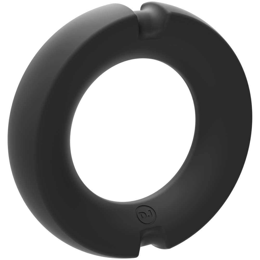 Penisring Paradox Silikon-Metall Schwarz 50 mm