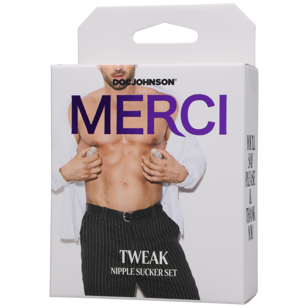 Nippelsauger-Set Tweak Durchsichtig 4,5 x Ø 2,5 cm
