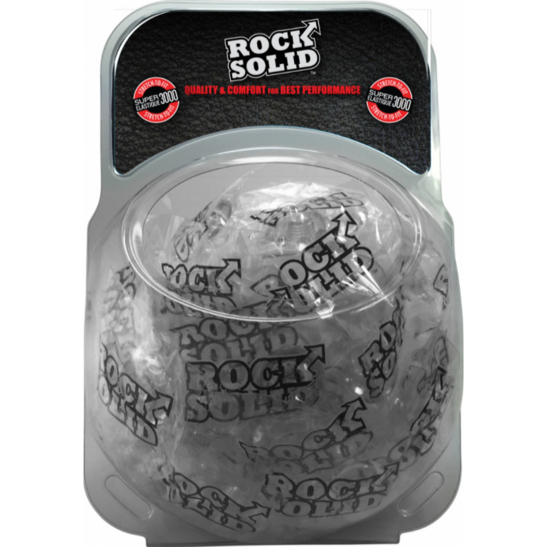 Penisring-Set 2er-Pack Display 50 Stück Schwarz Ø 3,8 cm
