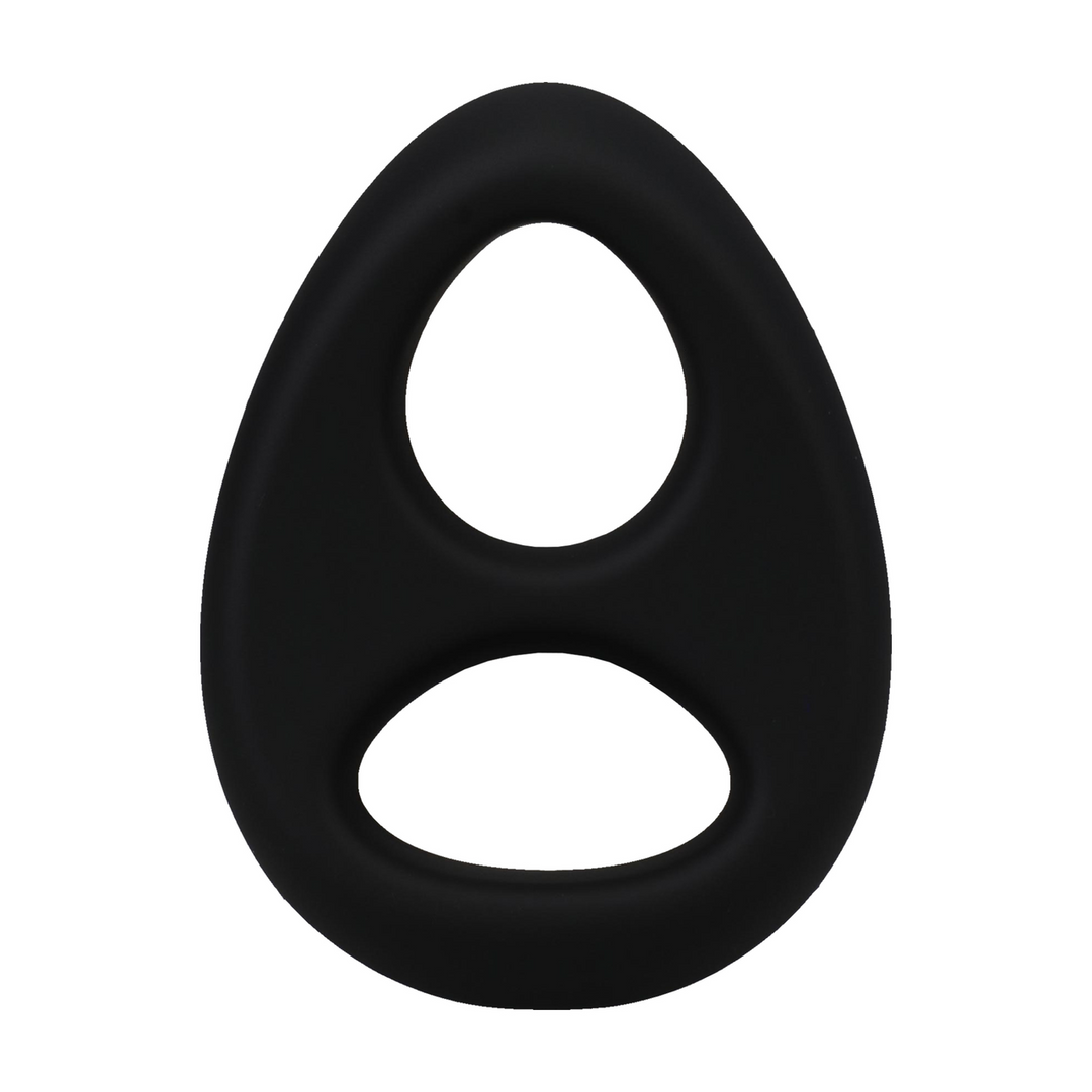 Penisring Code Silikon mit Bandana Schwarz 6,6 x Ø 4,6 cm