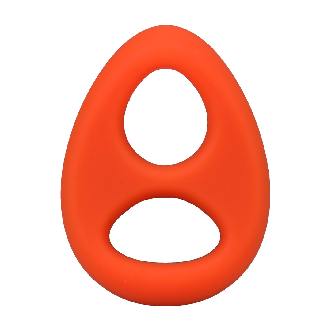 Penisring Code Silikon mit Bandana Orange 6,6 x Ø 4,6 cm