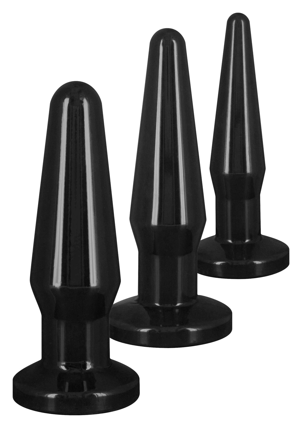 3er Set Black Best Butt Plugs
