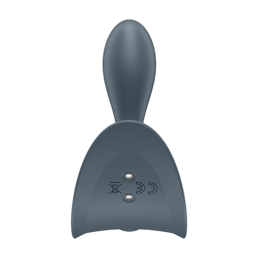 Analplug Booty Absolute Beginners 2 Grau 8,3 cm