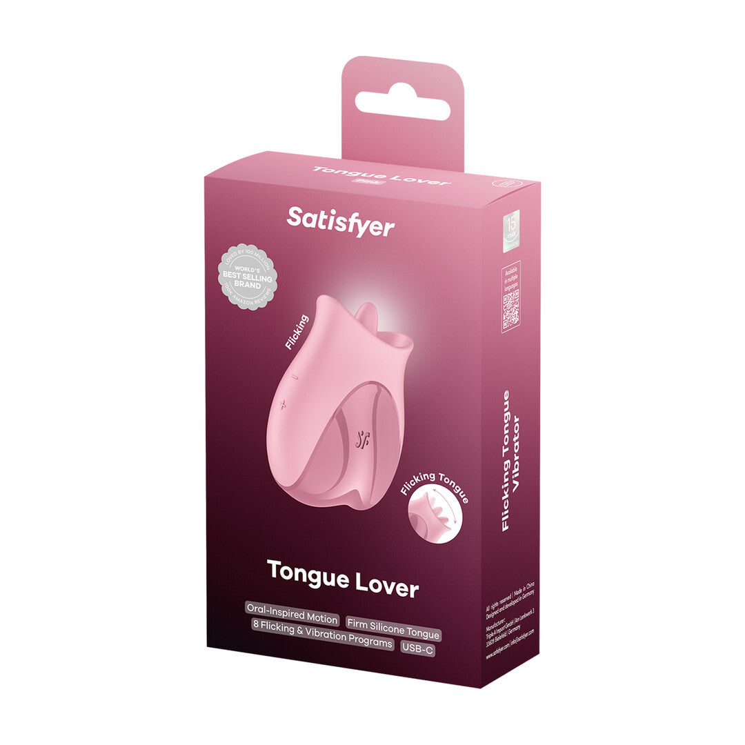 Zungenvibrator flackernd Pink