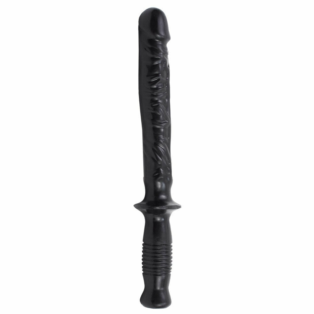 Dildo Manhandler mit Griff Schwarz