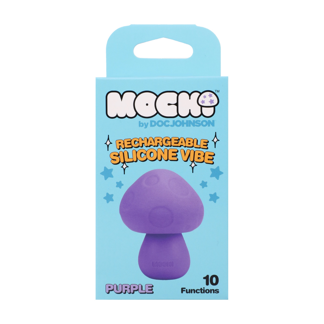 Vibrator Mushroom mit Akku Violett 6,4 x Ø 4,8 cm
