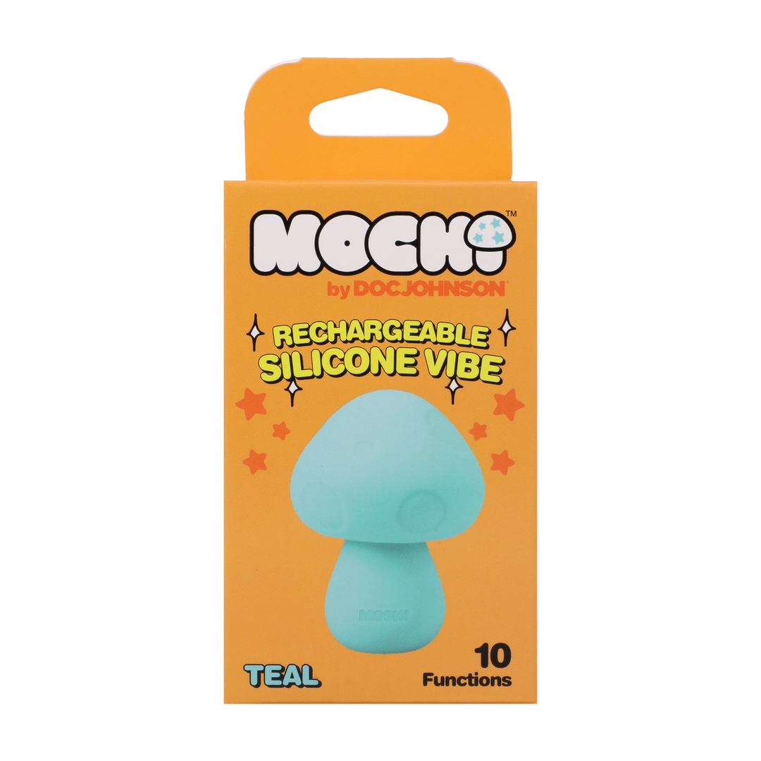 Vibrator Mushroom mit Akku Türkis 6,4 x Ø 4,8 cm