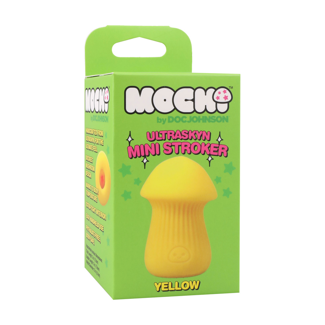 Masturbator Mushroom Mini Gelb 7,4 x Ø 4,8 cm