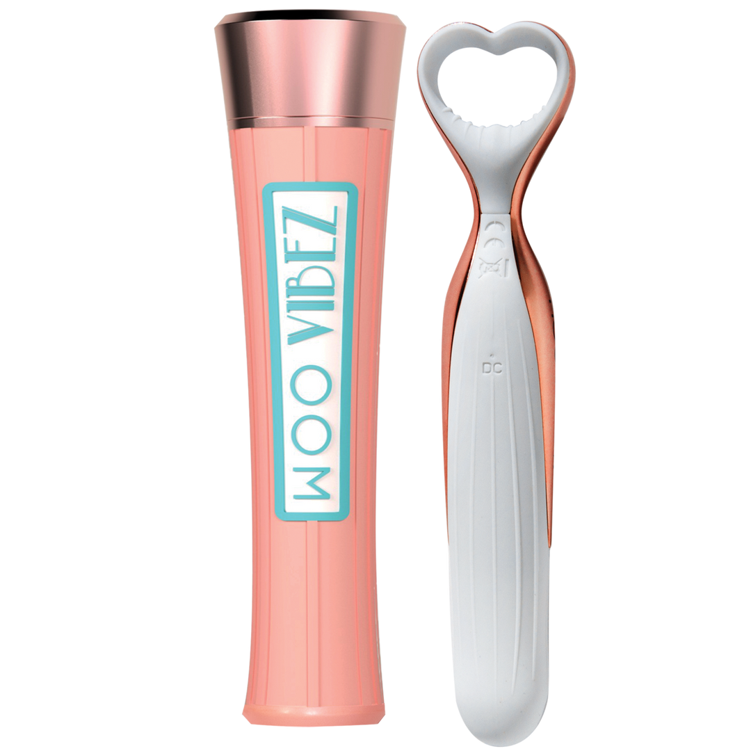 Vibrator Silikon mit Akku und Aufbewahrungsbox Weiß 11,4 x Ø 2,5 cm
