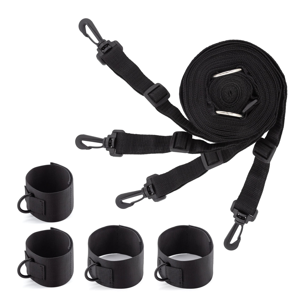Fesselset für das Bett Schwarz Modell 2
