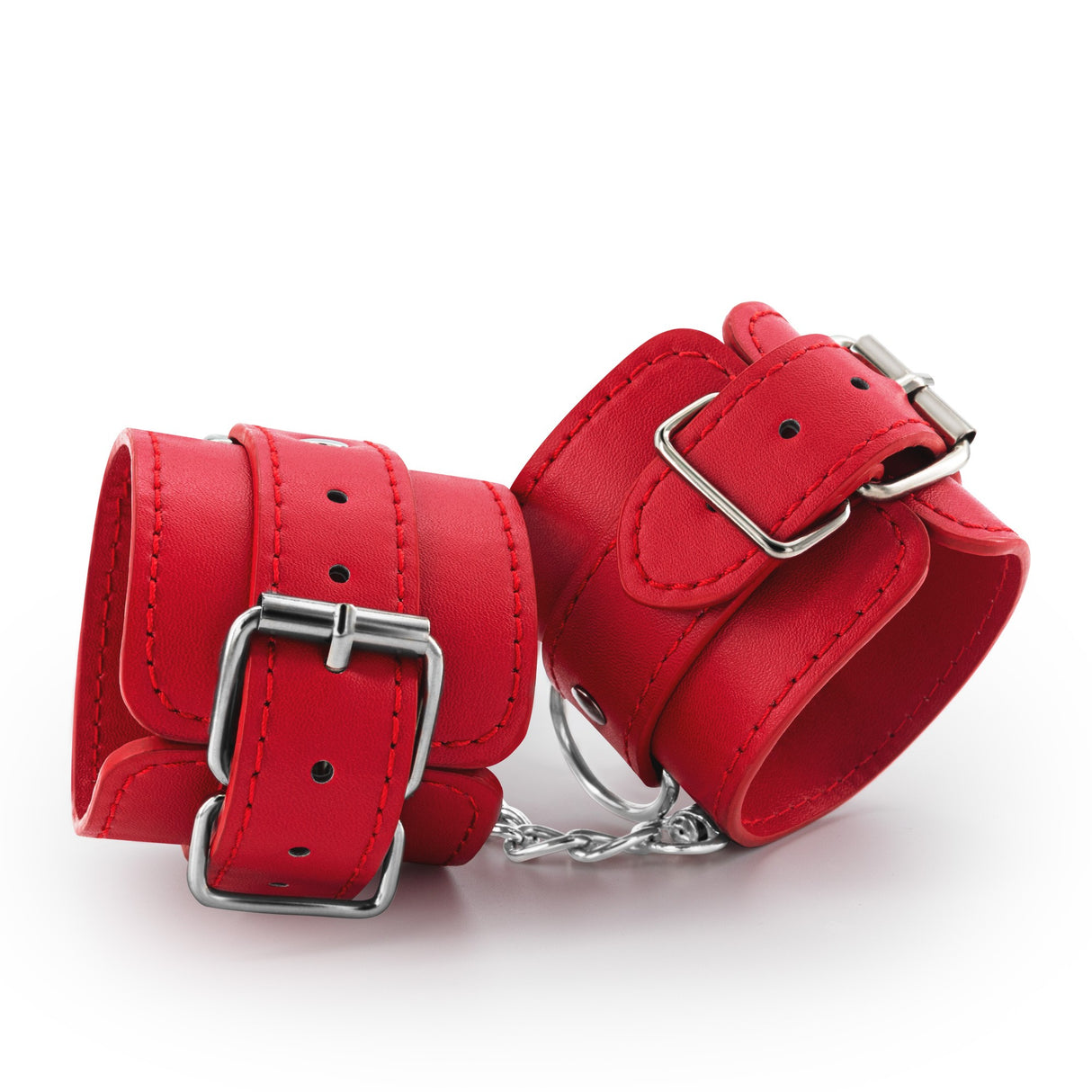 Handschellen Bondage Love aus Leder Rot