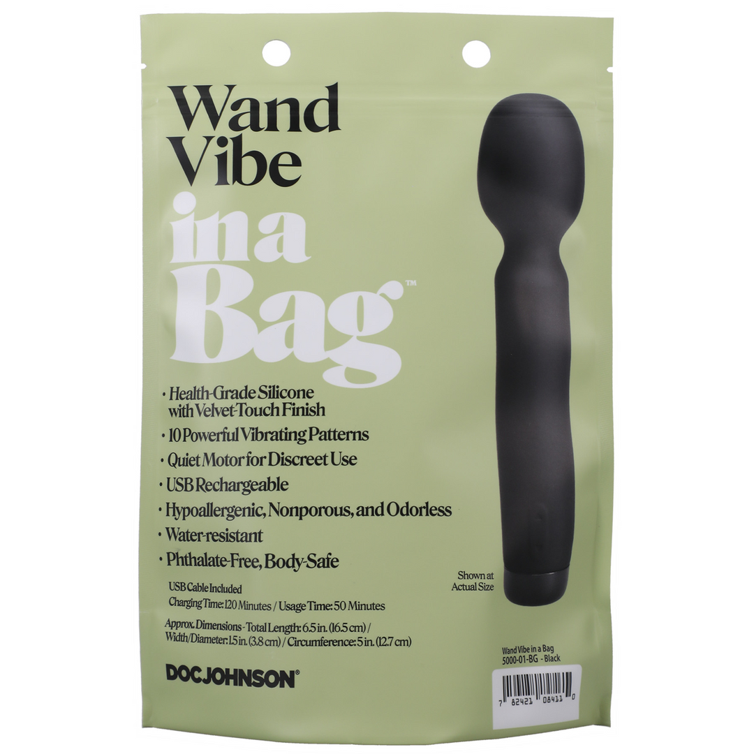 Massagestab mit Vibration Schwarz 3,8 x Ø 3,8 cm