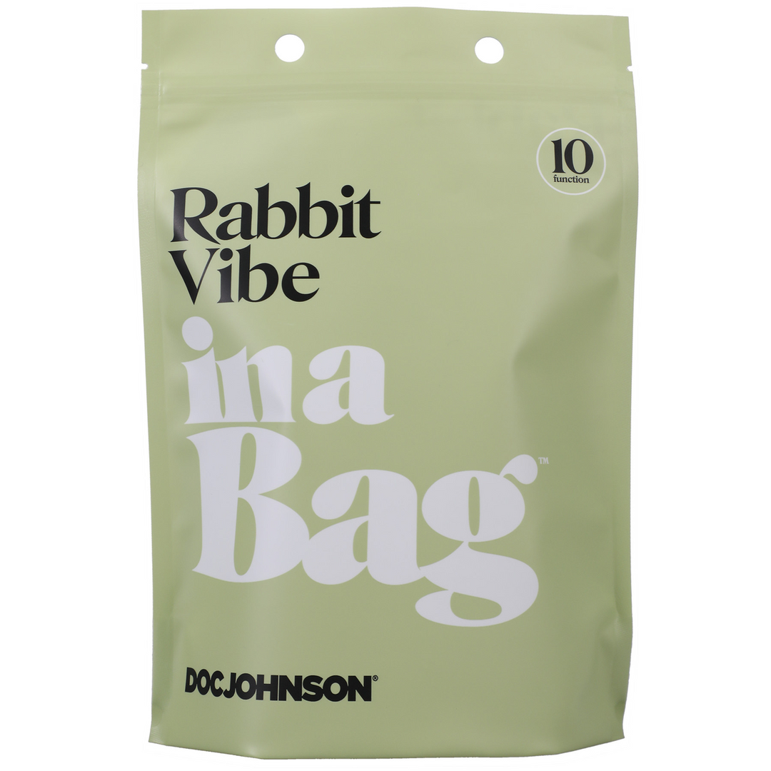 Rabbit-Vibrator Schwarz 10,2 cm