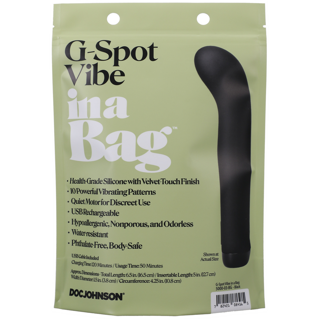 G-Punkt-Vibrator Schwarz 12 cm
