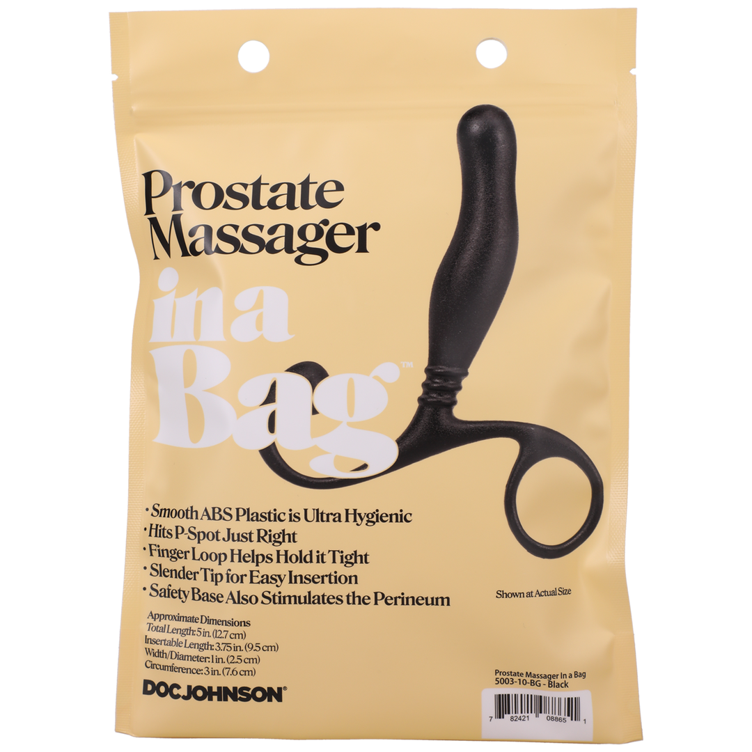 Prostata-Stimulator Schwarz 9,5 x Ø 2,5 cm