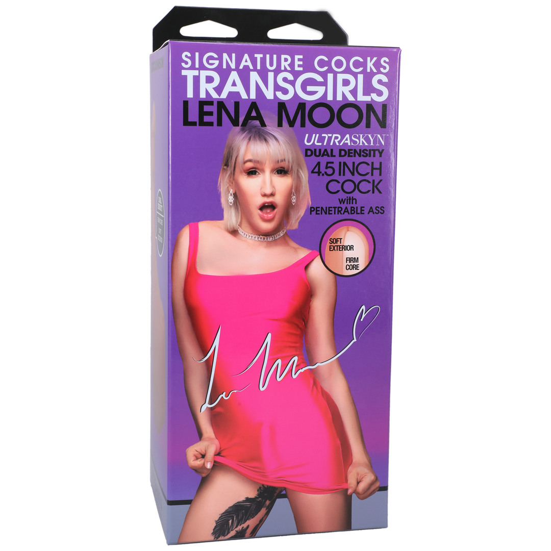 Dildo Lena Moon mit penetrierbarem Po Hautfarbe 11,4 x Ø 3,8 cm