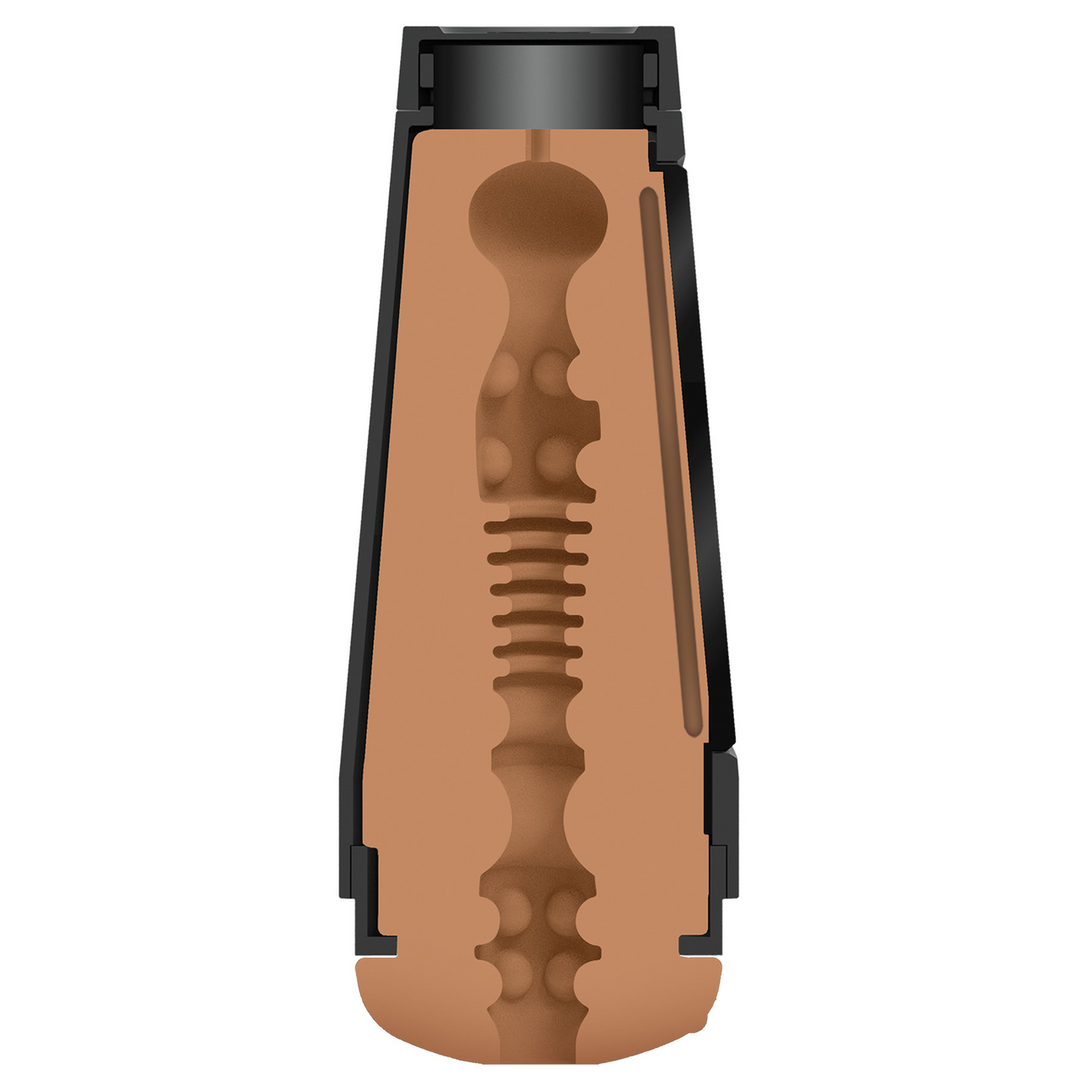 Masturbator GOSM Pussy Gelb 22,1 x Ø 8,4 cm