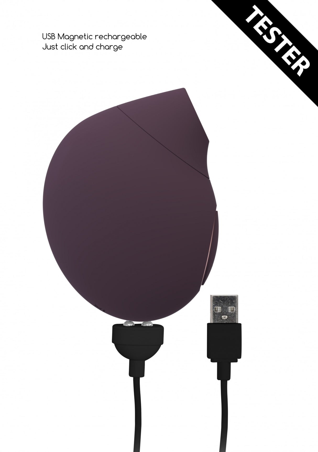 Auflegevibrator Seductive mit Akku Lila (Tester)
