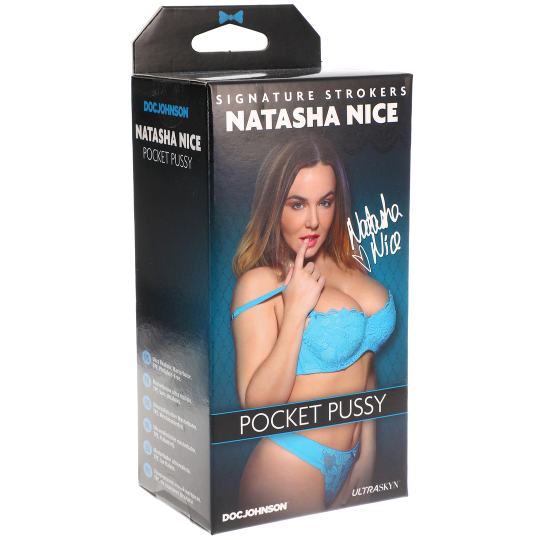 Masturbator Natasha Nice Pocket Pussy Hautfarbe 13,3 x Ø 6,6 cm