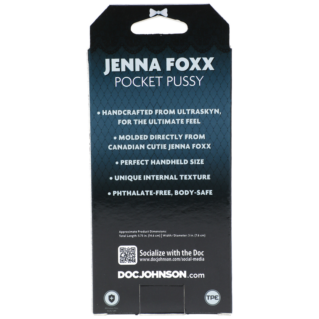Masturbator Jenna Foxx Pocket Pussy Braun 13,3 x Ø 7,6 cm