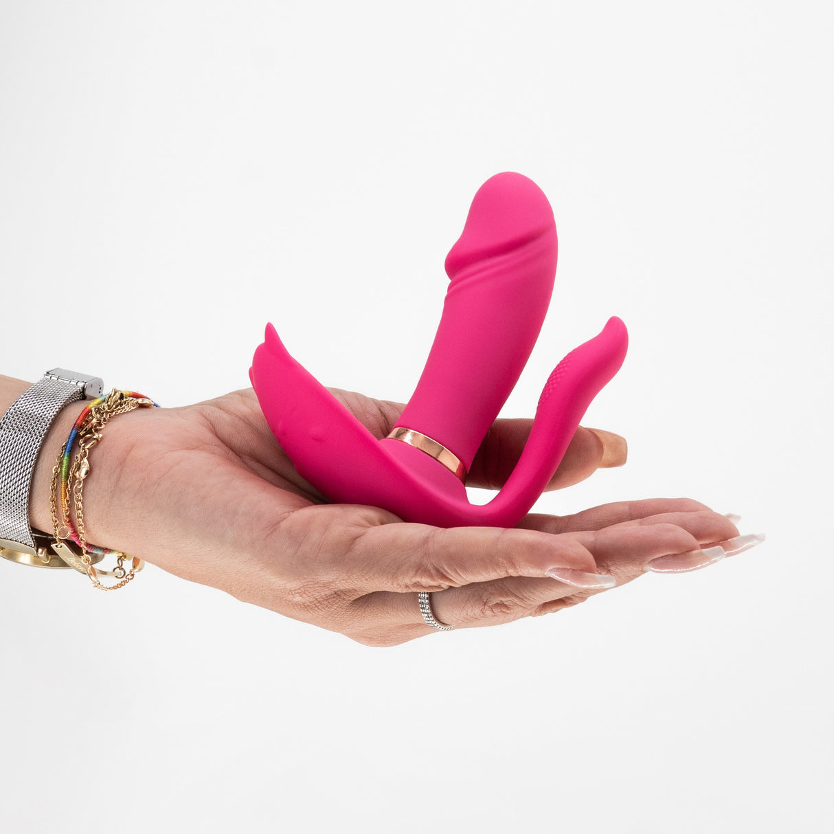 Vibrator Fritz mit Fernbedienung Rosé