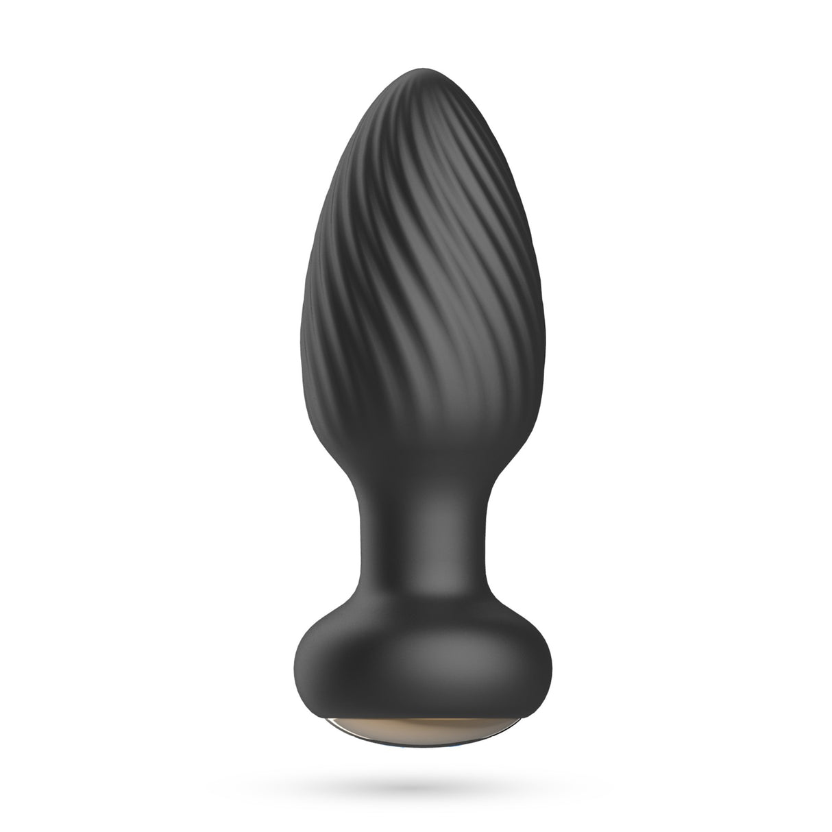 Analplug Twister mit Rotation und Fernbedienung Schwarz
