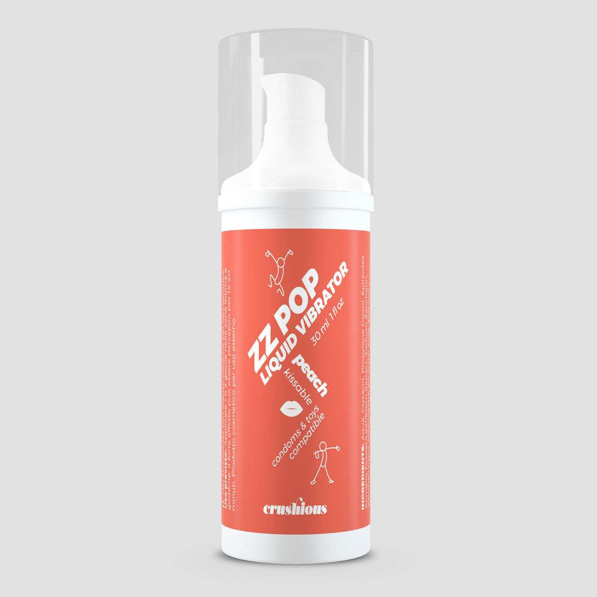 Flüssig-Vibrator ZZ Pop Pfirsich 30 ml